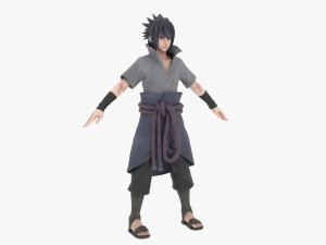 Uchiha Sasuke Rinnegan Modelo 3D