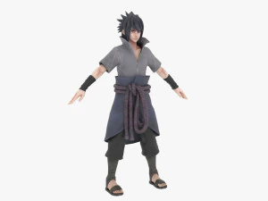 Uchiha Sasuke Rinnegan 3D Model