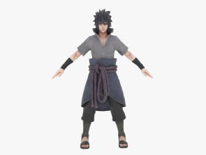 Uchiha Sasuke Rinnegan Modelo 3D