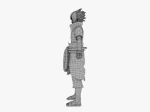 Uchiha Sasuke Rinnegan 3D Model