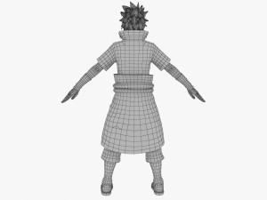 Uchiha Sasuke Rinnegan Modelo 3D