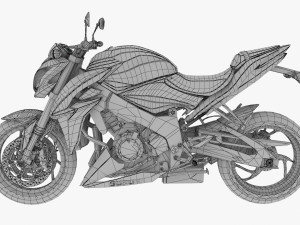 2018 Suzuki GSX-S1000 3D Model