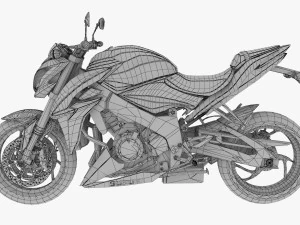 2018 Suzuki GSX-S1000 3D Model