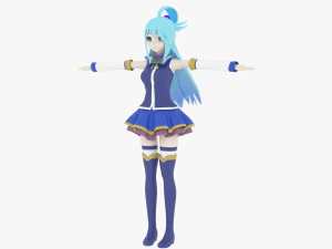 Aqua - Konosuba 3D Model