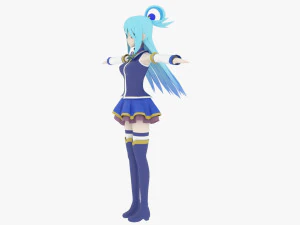Aqua - Konosuba 3D Model
