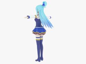 Aqua - Konosuba 3D Модель