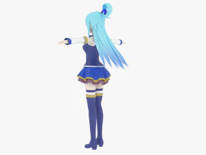 Aqua - Konosuba 3D Model
