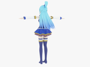 Aqua - Konosuba 3D Модель