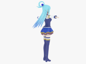 Aqua - Konosuba 3D Модель