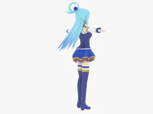 Aqua - Konosuba 3D Model
