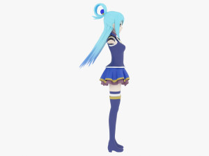 Aqua - Konosuba 3D Модель