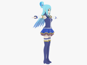 Aqua - Konosuba 3D Модель