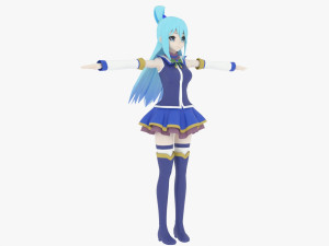 Aqua - Konosuba 3D Модель