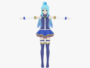 Aqua - Konosuba 3D Модель