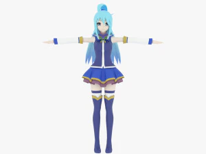 Aqua - Konosuba 3D Model