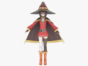 Мегумин - Коносуба 3D Модель