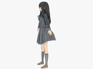 Takina Inoue - Lycoris Recoil 3D Model