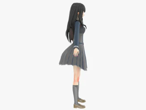 Takina Inoue - Lycoris Recoil 3D Model