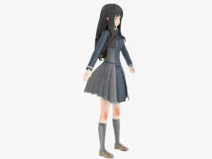 Takina Inoue - Lycoris Recoil Model 3D