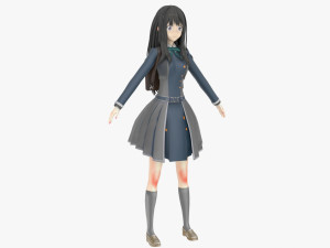 Takina Inoue - Lycoris Recoil Model 3D