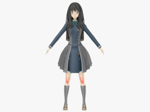 Takina Inoue - Lycoris Recoil Model 3D