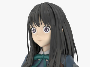 Takina Inoue - Lycoris Recoil Model 3D