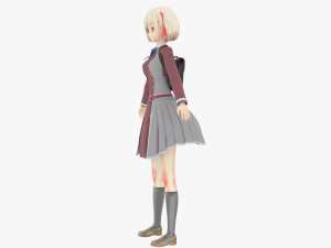 Chisato Nishigiki - Lycoris Recoil 3D Модель