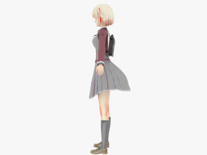 Chisato Nishigiki - Lycoris Recoil 3D Model