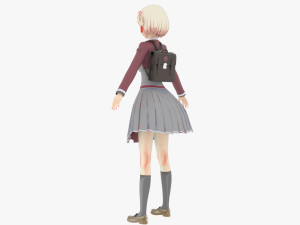 Chisato Nishigiki - Lycoris Recoil 3D Модель