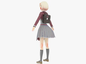 Chisato Nishigiki - Lycoris Recoil 3D Model