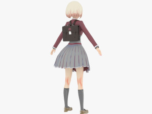 Chisato Nishigiki - Lycoris Recoil 3D Модель