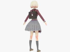 Chisato Nishigiki - Lycoris Recoil 3D Model
