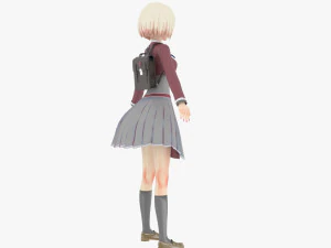 Chisato Nishigiki - Lycoris Recoil 3D Model