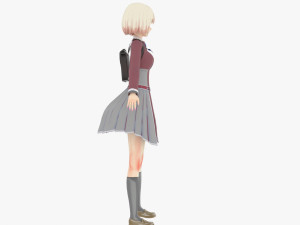 Chisato Nishigiki - Lycoris Recoil 3D Модель