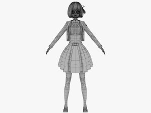 Chisato Nishigiki - Lycoris Recoil 3D Модель