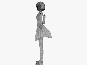 Chisato Nishigiki - Lycoris Recoil 3D Model