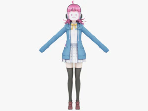 Rina Tennoji - Love Live NIjigasaki Modello 3D