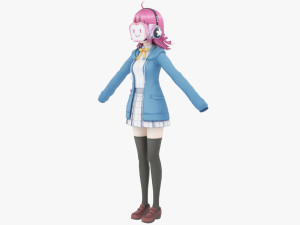 Rina Tennoji - Love Live NIjigasaki Modelo 3D