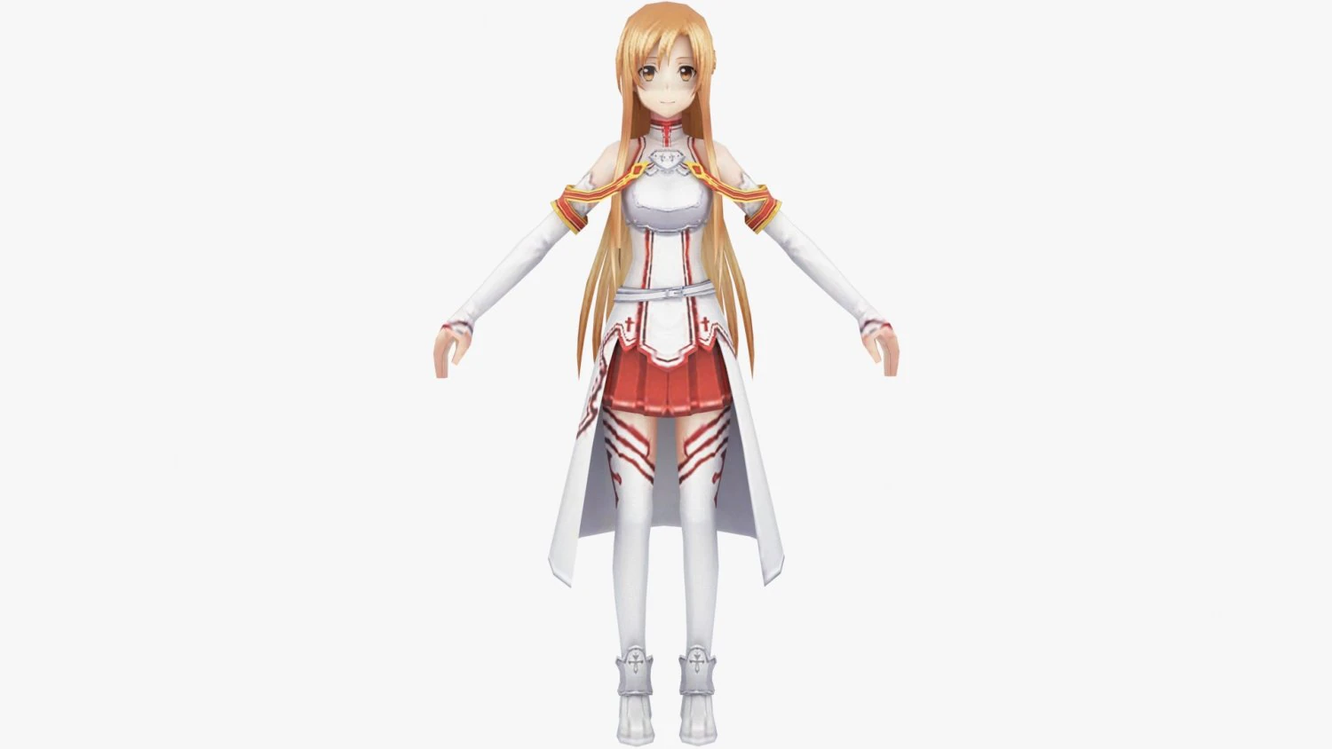 Yuuki Asuna - Sword Art Online 3D Model .c4d .max .obj .3ds .fbx .stl .blend 
