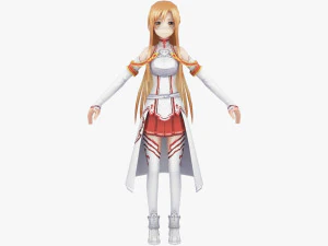 Yuuki Asuna - Sword Art Online 3D Model