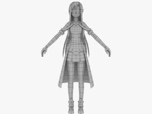 Yuuki Asuna - Sword Art Online 3D Model