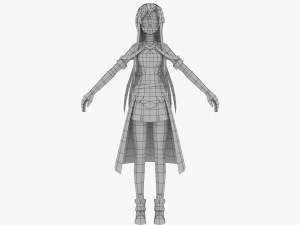 Yuuki Asuna - Sword Art Online 3D Model