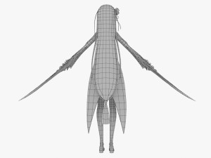 Emilia - Re Zero kara Hajimeru Isekai 3D मॉडल