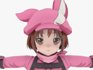 LLENN - Sword Art Online 3D Model