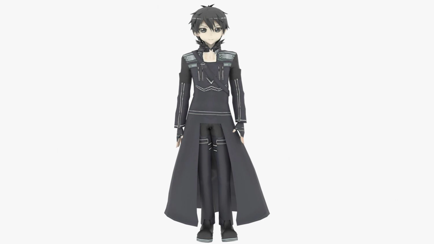 Kirito - Sword Art Online 3D Model .c4d .max .obj .3ds .fbx .stl .blend 