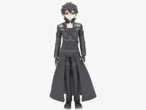 キリト - ソードアート・オンライン 3Dモデル