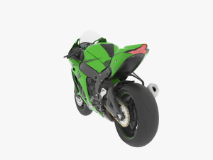 Kawasaki Ninja ZX10-RR Model 3D