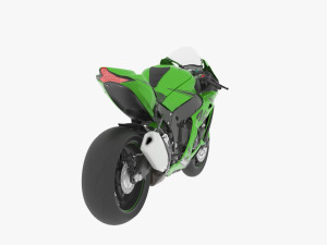 Kawasaki Ninja ZX10-RR Model 3D