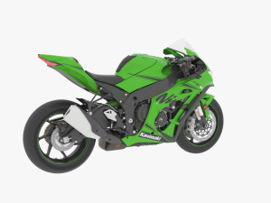 Kawasaki Ninja ZX10-RR Model 3D