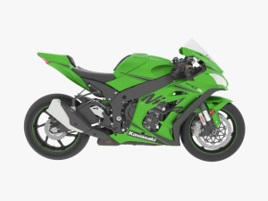 Kawasaki Ninja ZX10-RR Model 3D